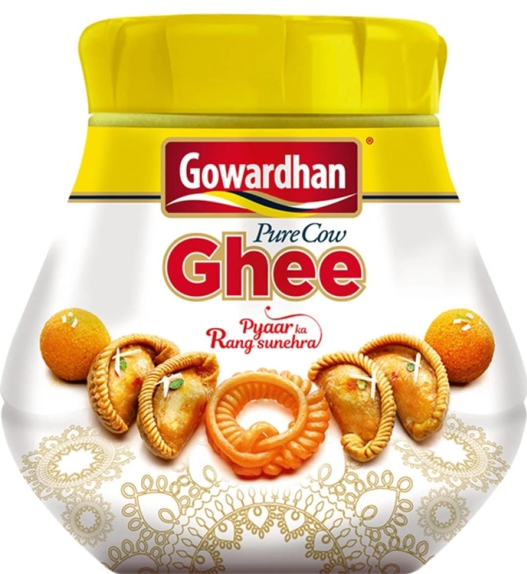  Gowardhan Pure Cow Ghee 1 L Plastic Bottle (Sp27) Fk 